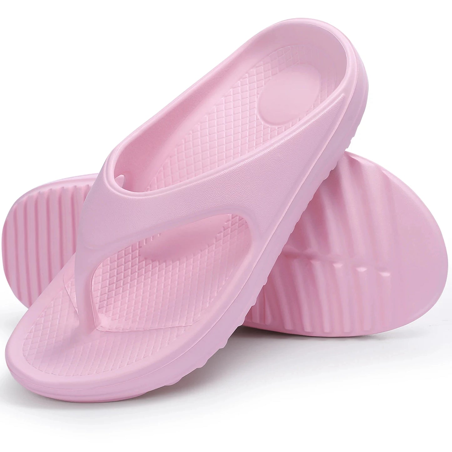 Kidmi Women Flat Sandals Women Slippers Outdoor Non-slip House Slippers Unisex Beach Slides Orthopedic Breath Soft Slippers