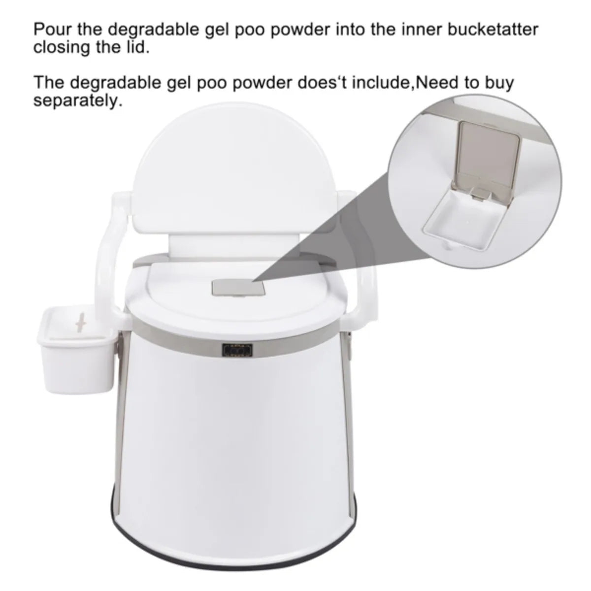 Outdoor Portable Toilet Portable Travel Toilet for Camping Hiking Toilet Fishing Toilet Elderly Toilet Stool