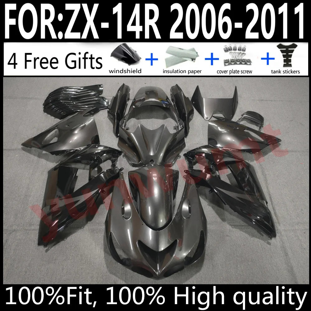Kawasaki ZX-14R 06 07 08 09 10 11 ZX14R 2006-2011 Motorcycle Fairings Kit ABS Plastic Body Work Cowling Set Full Body