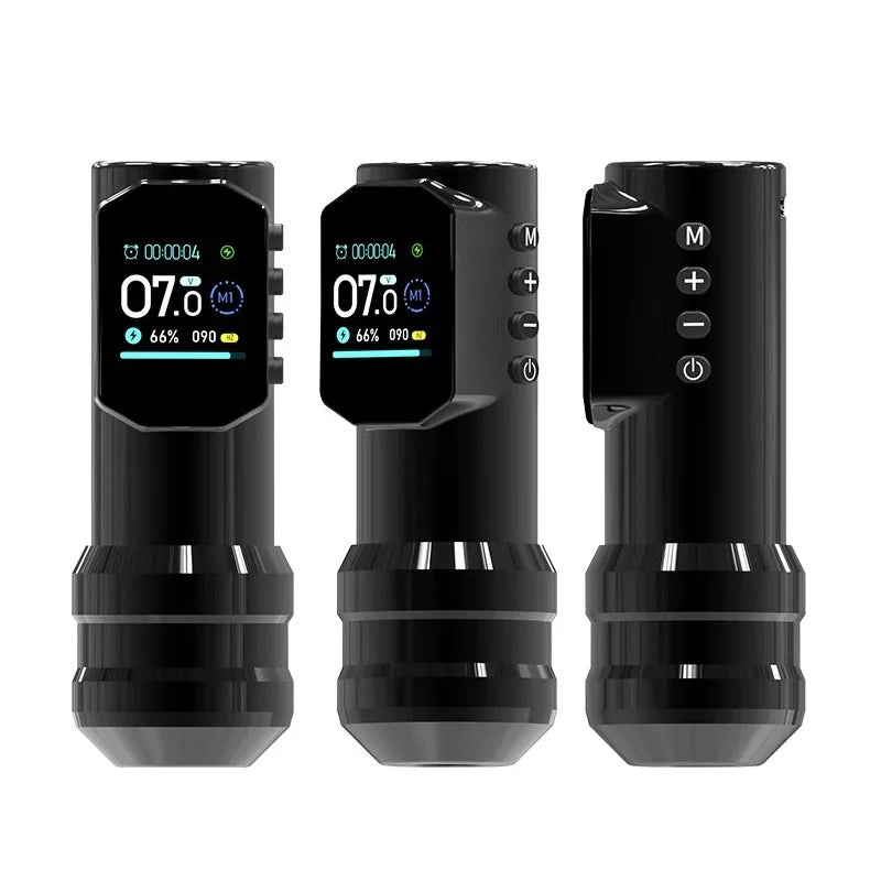Large Color Screen Digital Display YILONG Wireless Tattoo Pen New Permanent Makeup Tattoo Machine with 1500MAH Power Tattoo Gun