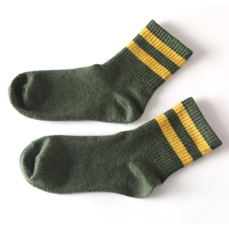 High Quality Pure Cashmere Socks For Men's Women's Autumn/Winter warm thick knit socks 5 pairs set seamless fashion 5 pairs/pack