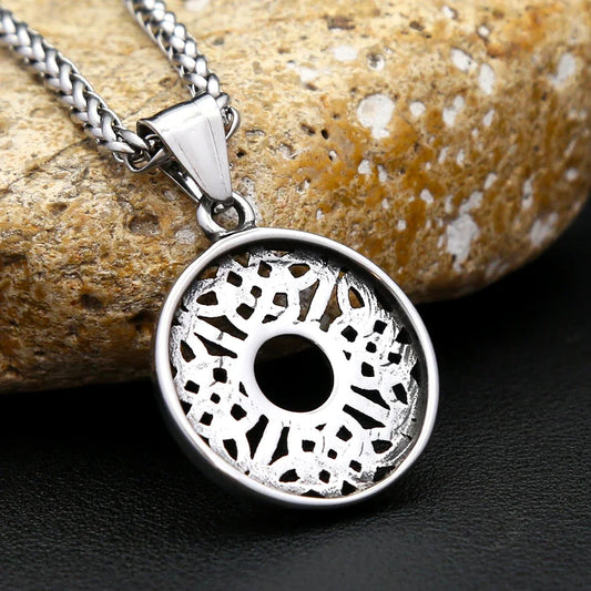 Fashion Small Size Viking Celtic Knot Necklace Stainless Steel Nordic Amulet Pendant For Men Women Jewelry Gifts Dropshipping