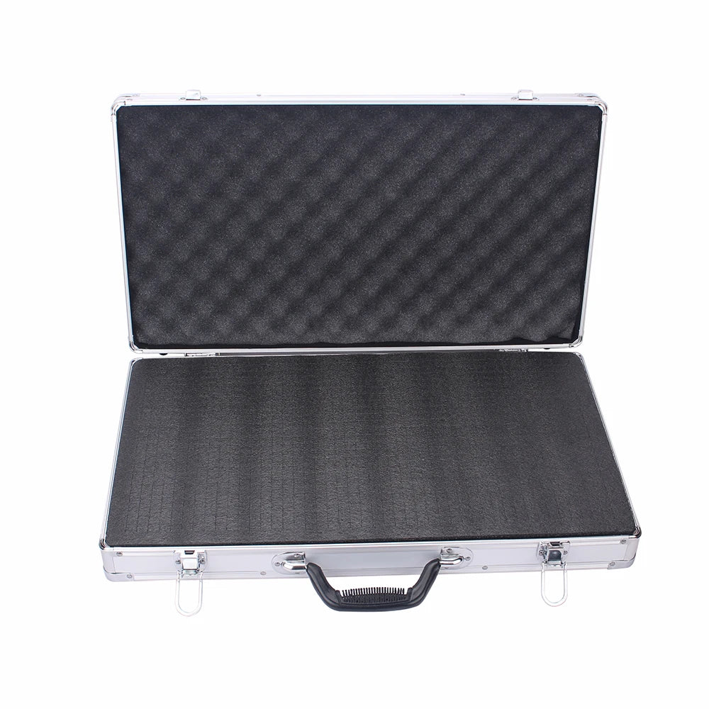 Tool Box Aluminium Equipment Case Protable Toolbox for Mechanic Large Capacity Suitcase Hard Case 58x32x8.5cm Rectangular toolbo