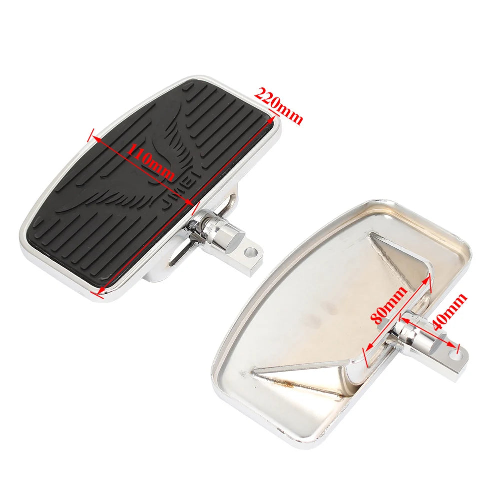 Adjustable Motorcycle Adjustable Passenger Floorboard Mount-Style Foot Rest Floorboards For Harley Dyna Electra Glide