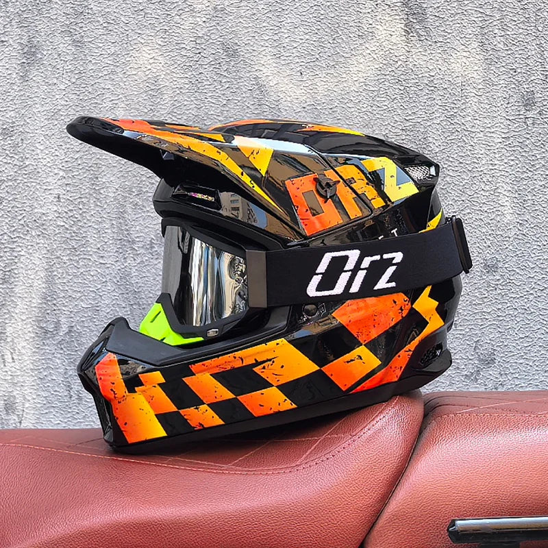 ORZ's new motorcycle off-road helmet, rally helmet, and mountain bike downhill helmet