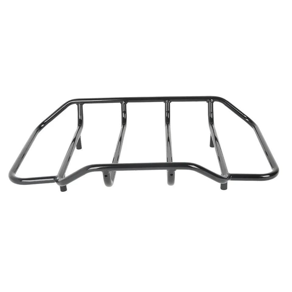 Black Chopped Trunk Pad Top Rack Fit For Harley Road King Road Glide Street Glide Electra Glide Ultra-Classic 2024
