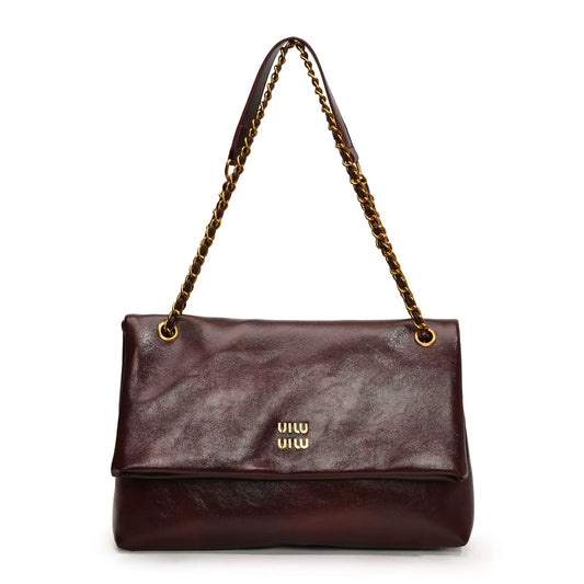 2025 Women‘s Bag Retro PU Leather Underarm Bag autumn and winter Large capacity Commuting Folded Chain Shoulder Bucket Tote Bag