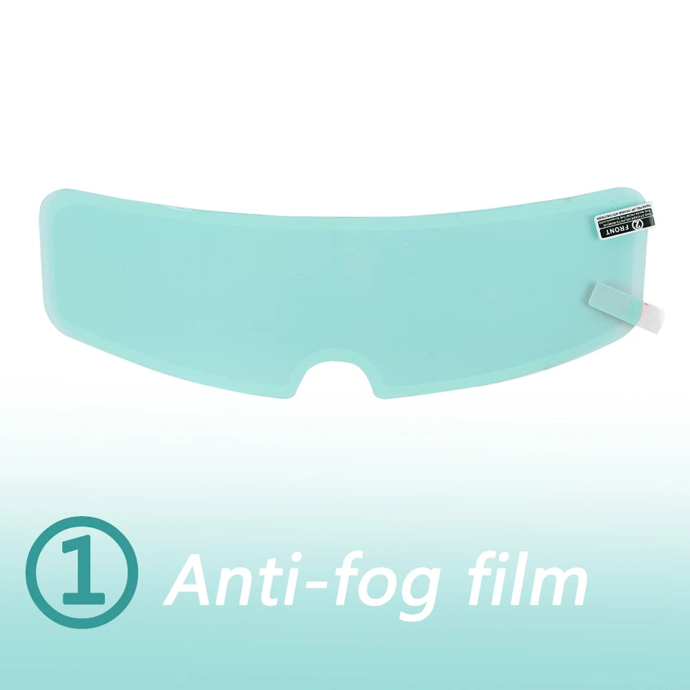 Universal Helmet Clear Rainproof Film Anti-Fog Film Helmet Lens Nano Coating Sticker Motorcycle Rainy Safety Driving Accessories