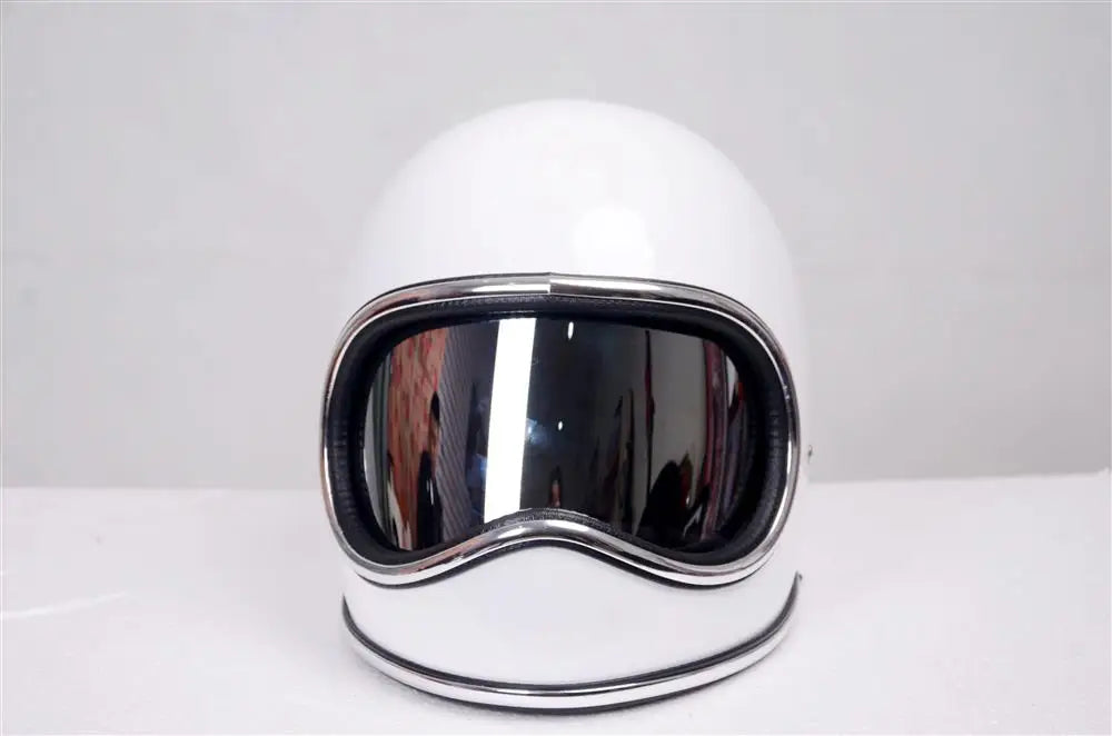 HOT Korea Japan Style Moto Helmet Fiberglass Shell Moto Helmet DAVID 2 Series Rider Gears Vintage Capacetes Cascos Para Moto