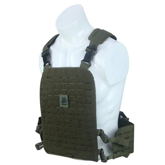LQARMY Quick Disassembly Lightweight Tactical Vest Laser Cutting Vest Breathable Wear Vest Molle training CS Camping Equipment