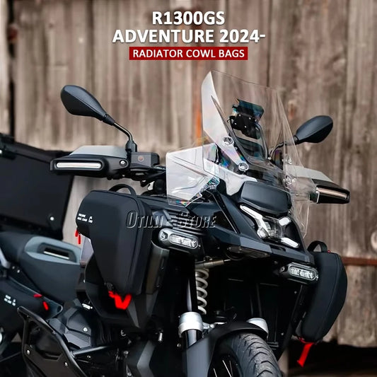 Motorcycle Accessories R1300GS Adventure Fairing Left Right Radiator Cowl Bags Waterproof For BMW R 1300 GS ADV R1300GSA 2024-