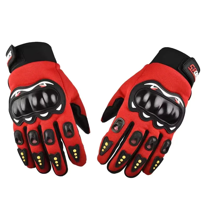 Men's Breathable Motorcycle Gloves Closed Finger Racing Gloves for Outdoor Sports Crossbike Riding