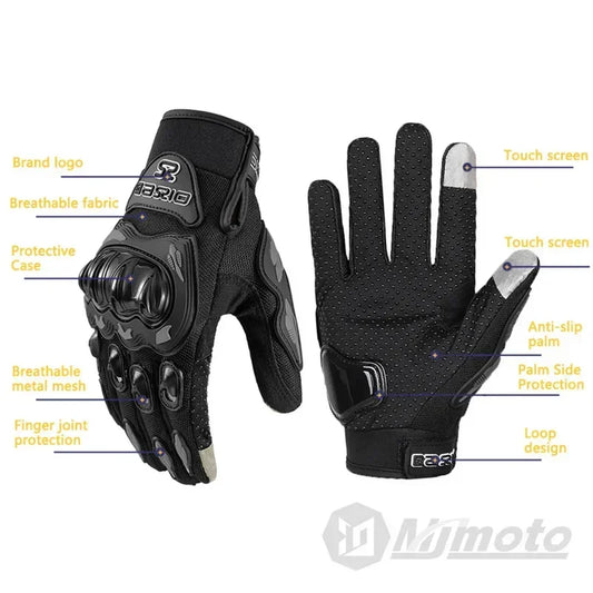 Man's Motorcycle Rider Fabric Gloves for Ktm Man Summer Touchscreen & Motocross Anti-fall Palm Accessories Sports Cycling mitten