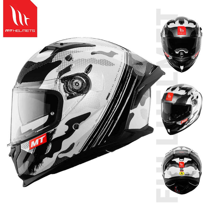 New MT Braker SV Motorcycle Helmet ECE DOT Certification Full face Double lens Racing off-road Helmet Capacetes Cascos Para Moto