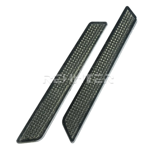 2x Motorcycle Saddlebag Guard Reflector Latch Cover For Harley Touring Electra Street Glide Road King CVO FLHR FLHT 2014-2024