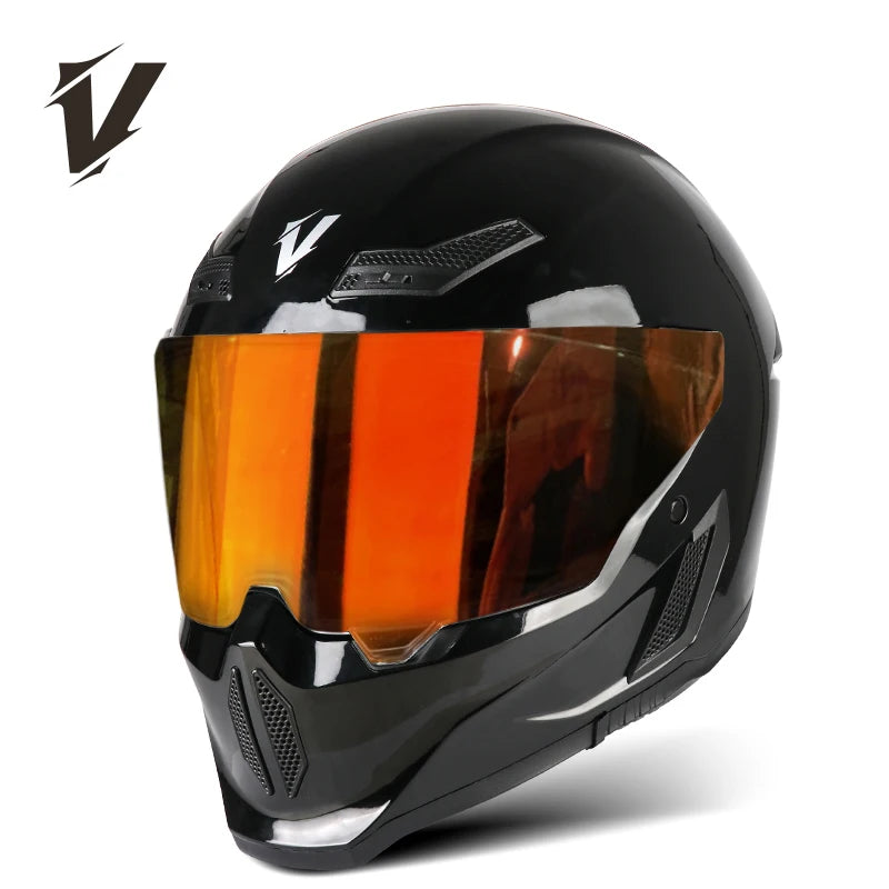 New Motorcycle Helmet DOT Approved Full Face Racing Off-road Helmets Capacetes Men Cascos Para Moto for Harley Four Season