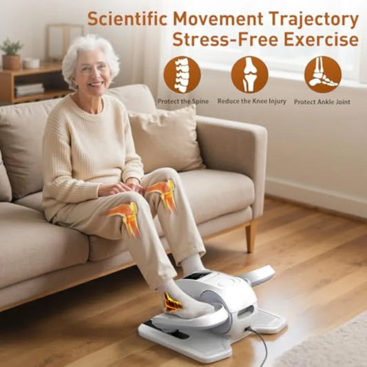 Under Desk Elliptical Exercise Machine Elliptical Leg Exerciser as Seen on TV 12 Speeds Leg Exerciser While Sitting for Seniors