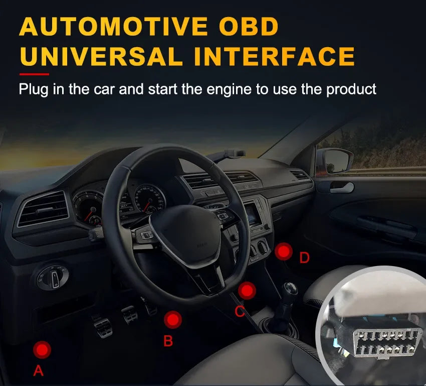 Car OBD2 Scanner Diagnostic Tool V519 Multi-language OBDII Car Voltage Tester Engine Fault Code Scanner Car Code Reader