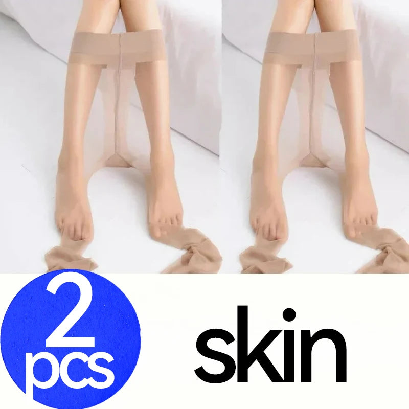 1/4Pcs 0D Stockings Women Skin Color Tights Tear Resistant Anti-cored Hook Wire Pantyhose Black Socks Slim Ultra Thin Leggings