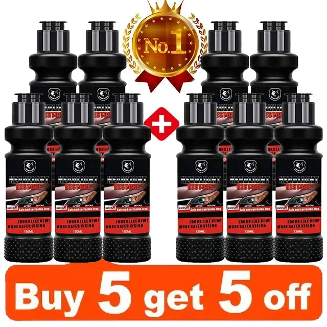 Car Headlight restoration Polishing Repair Fluid lamp Coating polisher Wax Agent cleaner for restoration Remove Oxidation