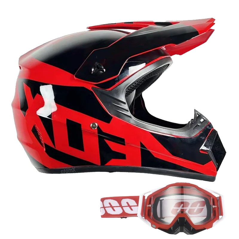 Youth Kids Motocross & Dirt Bike Helmet - Off-Road Downhill AM DH Cross Helmet - DOT Certified for Young Riders