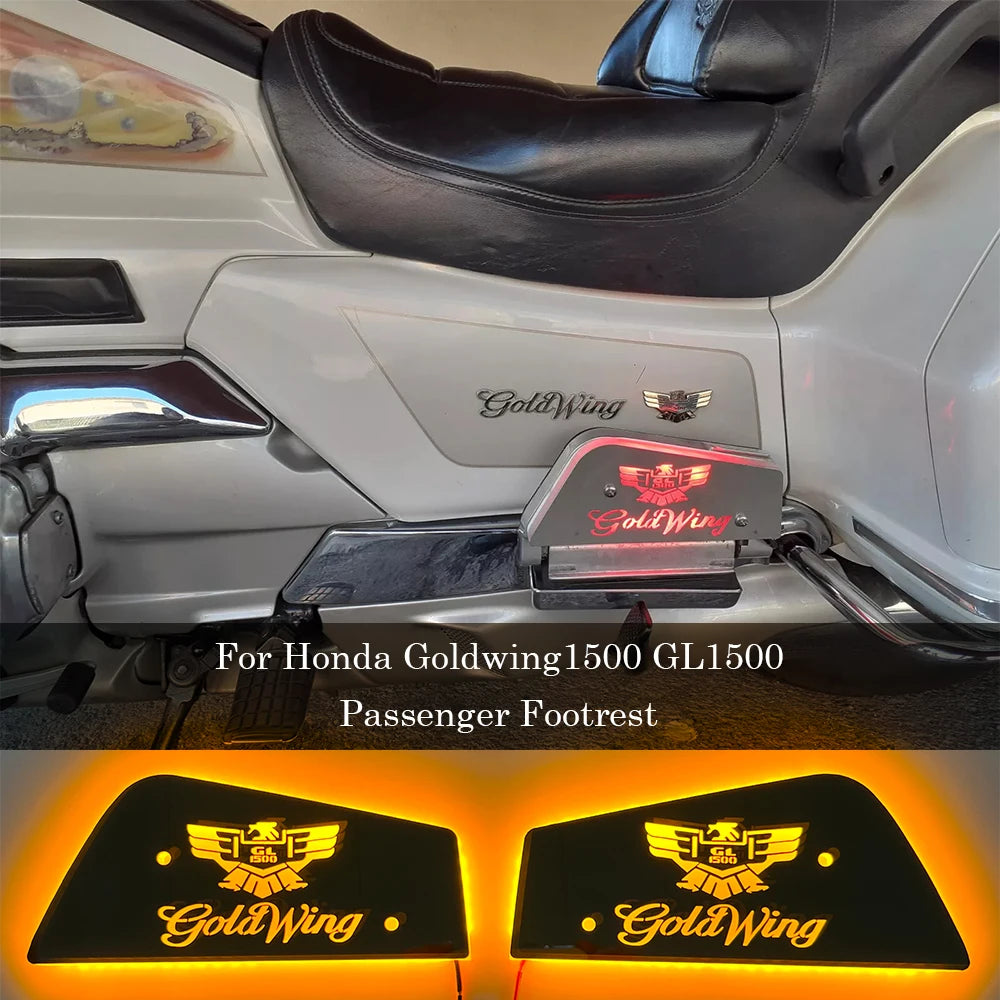 For Honda GoldWing GL1500 Accessories Goldwing 1500 Motorcycle New LED lighting Footrests Decoration&Windshield