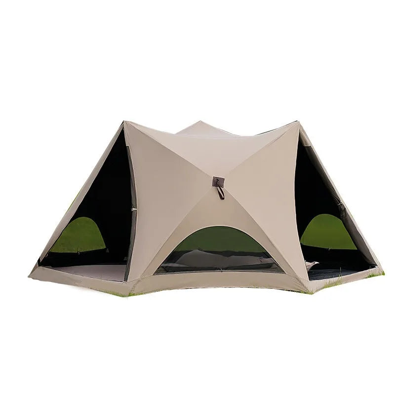 Foldable Sun Shelter Tent with UV Protection for Beach Park Camping and Outdoor Use
