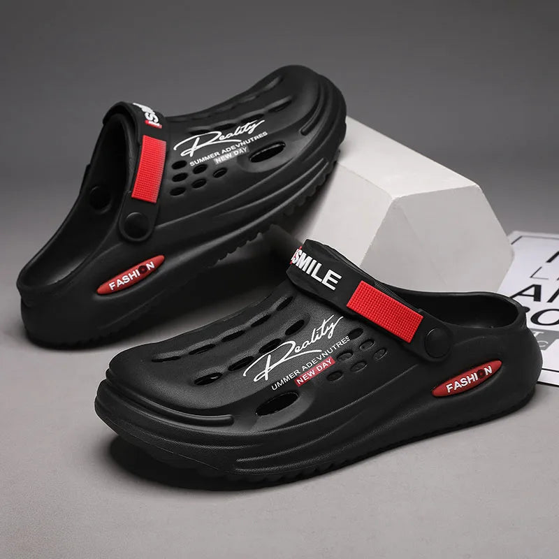 Men's Summer Sandals Non Slip Beach Slippers EVA Design Outdoor Slides Ultralight High Quality Sandals Fashion Garden Shoes
