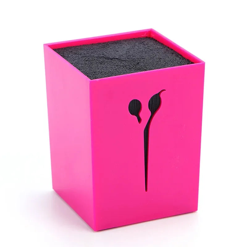 1pcs Hairdressing Scissors Holder Stand Shears Comb Hair Clips Storage Box Salon Hairdresser Scissor Keep Hairdressing Organizer