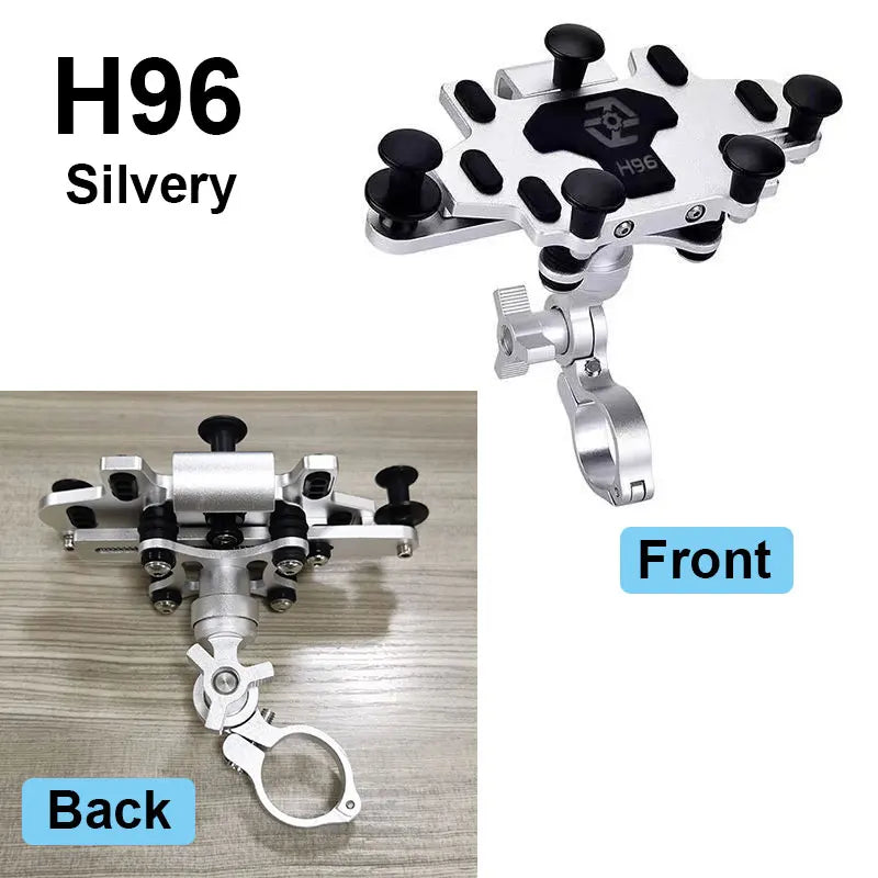 Motorcycle Phone Holder High Quality Alloy Motorcycle Electric Bike Mobile Phone Holder With Dampener Motos Navigation Bracket