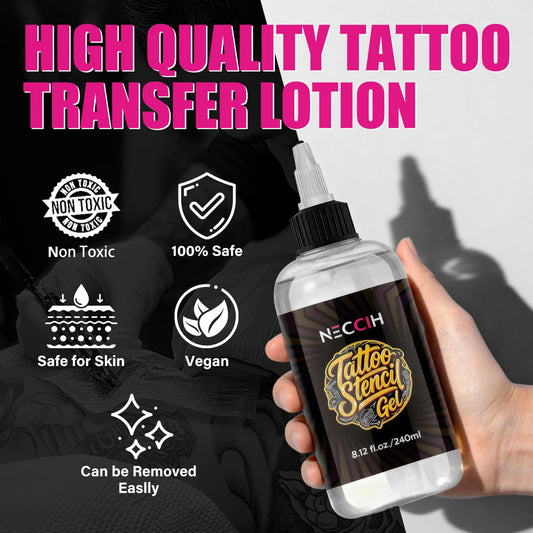 30/120/240ML Professional Tattoo Stencil Magic Gel Thermal Copier Tattoo Transfer Stuff Solution Cream Tattoo Ink Set
