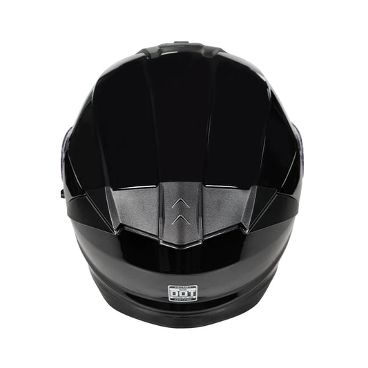 Personalized off-road motorcycle helmet with stylish dual lenses for both genders, DOT-certified and ABS material