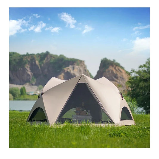 Foldable Sun Shelter Tent with UV Protection for Beach Park Camping and Outdoor Use