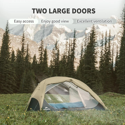 Naturehike Star River UL Camping Tent 2 People Tent 15D Nylon Ultralight Hiking Double Layer Backpacking Travel Tent 3 Seasons