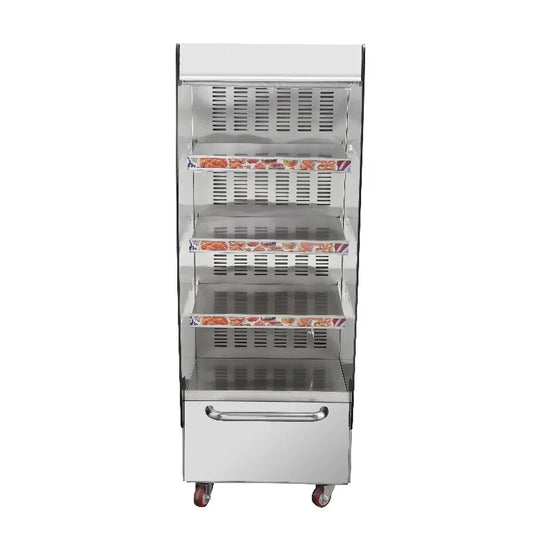 Commercial Food Warmer Countertop Pizza Food Warmer Display Electric Food Warming Cabinet Curved Glass Warming Cabinet Showcase
