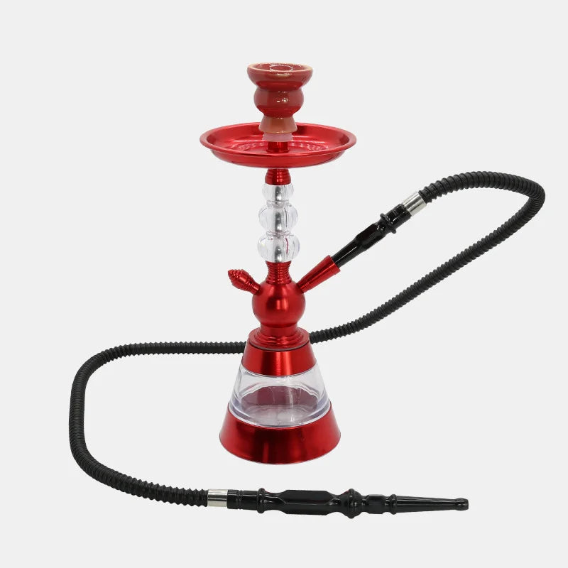 Aluminum Alloy Hookah Set Portable Small Single tube Hookah Shisha Sheesha Plastic Hose Chichas Hooka Hookaah Smoke