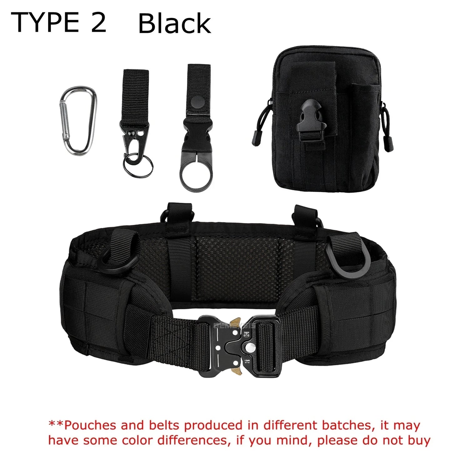 Tactical Padded Belt Airsoft CS Combat Molle Airsoft Belts Duty Paintball Waist Belt War Game Hunting Accessories