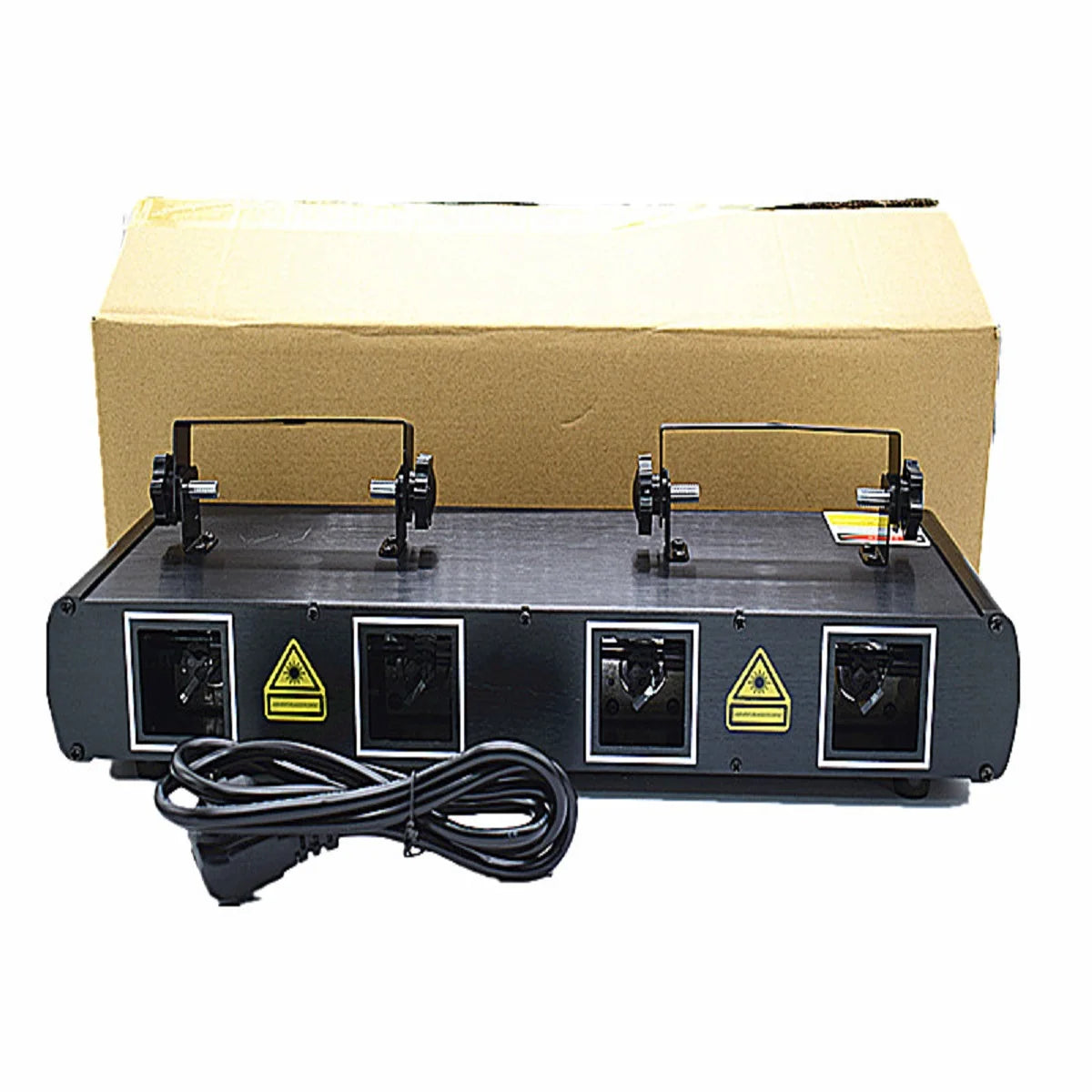Party lights, DJ disco lights, 4-beam DMX and voice-controlled laser lights, light show stroboscopic party lights ambient lights