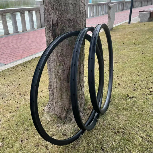 29er MTB Carbon Rims 30/33/36/40mm Width 30mm Hight Super Light Tubeless/Hookless 29ER MTB Carbon Rims
