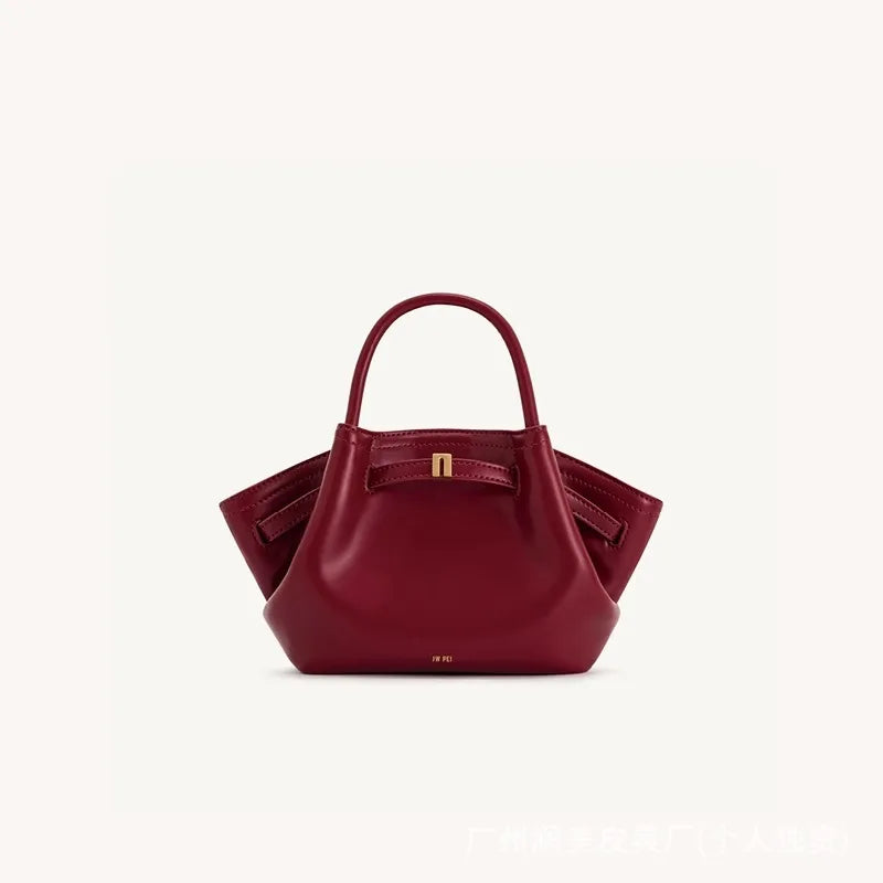 JW PEI Dumpling Bag, New Style, Genuine Leather, Small Size, Women's Shoulder Bag, Handbag, Crossbody Bag