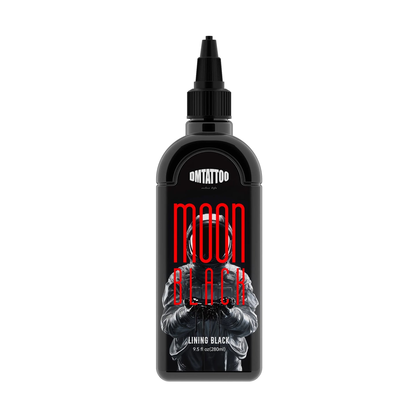 DM 9.5oz/280ml Tattoo Black Ink Triple/ Lining/ Shading Black Pigment Premium Tattoo Ink Drawing Teng Black Tattoo Materia 