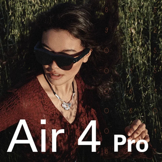 Rayneo Air 4 Pro HDR10 Smart AR Glasses 3G Voice Control IPX-5 Waterproof 4K Video Capture Head-Mounted XR Support DP Agreement