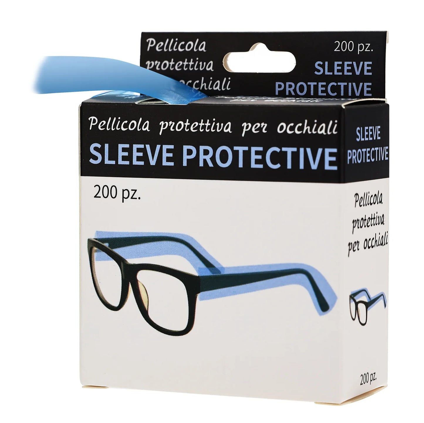 200ps/Box Disposable Glasses Leg Sleeves Cover Hairdressing DIY Barber Hair Coloring Styling Tool Eyeglasses Protector Accessory