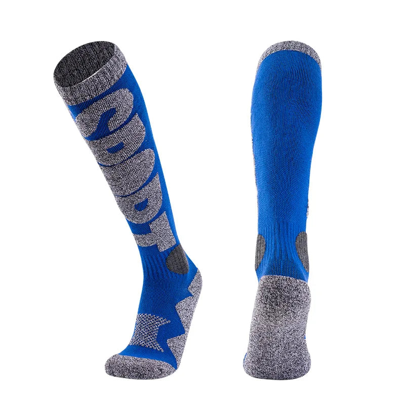 Skiing Socks Thermal Knee-high Cold Weather Warm Sock For Snowboarding And Mountaineering Socks Outdoor Activities