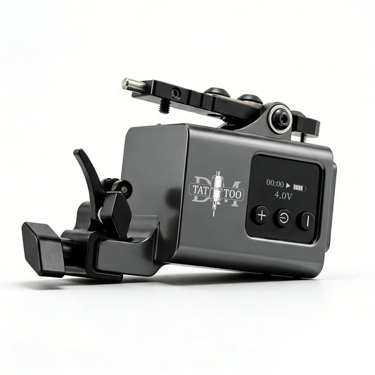 DM New With Battery Wireless Rotating Tattoo Machine Shrapnel Motor Tattoo Machine Profissional Body Artist supply Tattoo Gun