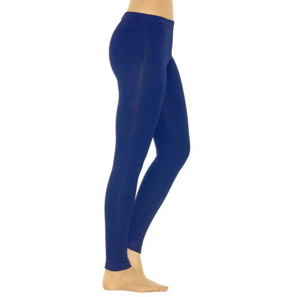 Milk Silk Leggings Women Solid Color Stretchy High Waist Slim Tights Autumn Winter Leggings Pencil Pants Trousers