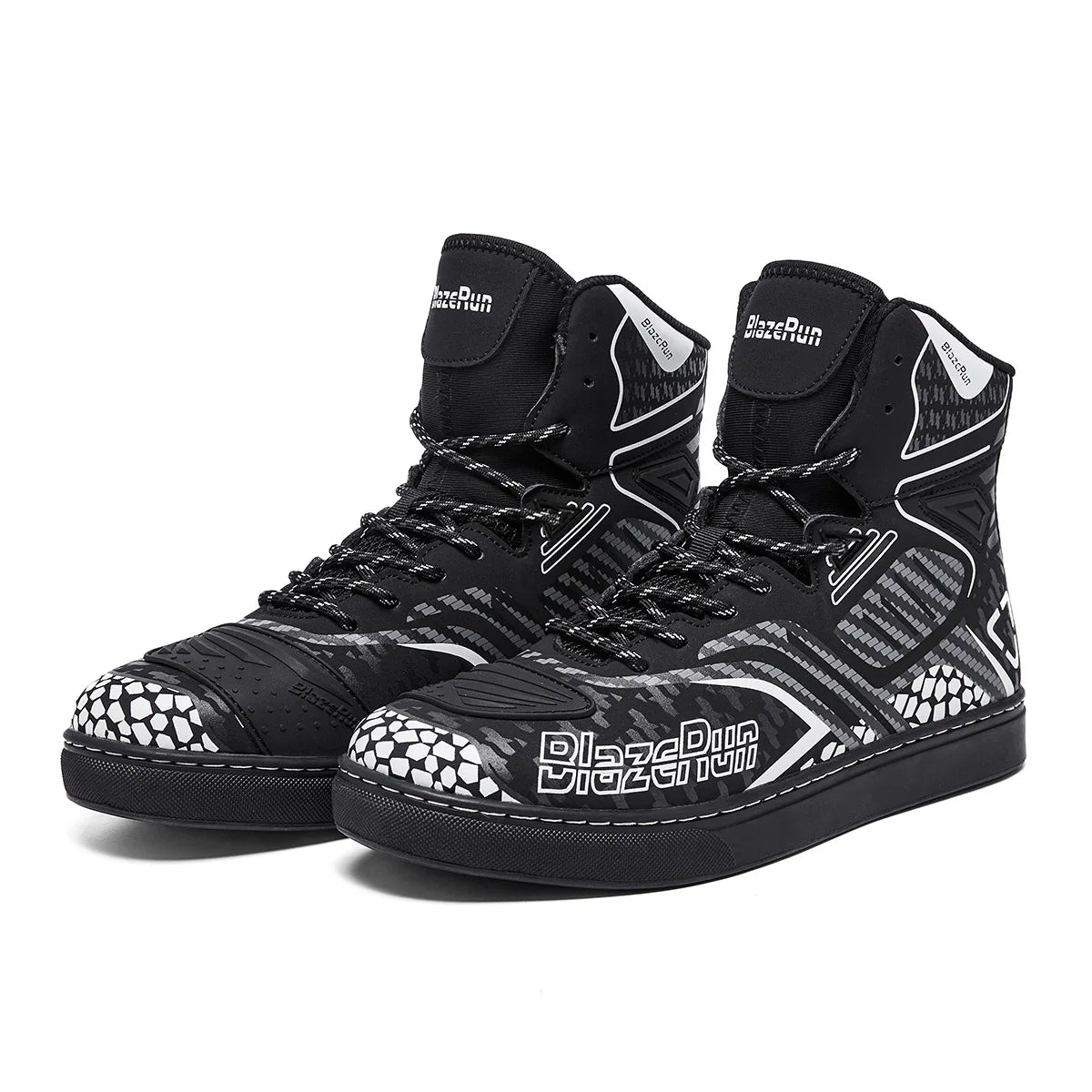 Motorbike Shoes Men Motorcycle boots Breathable Anti-fall Rider Road Racing Casual Shoes Boot Gear Shift Rubber Sole Reflective