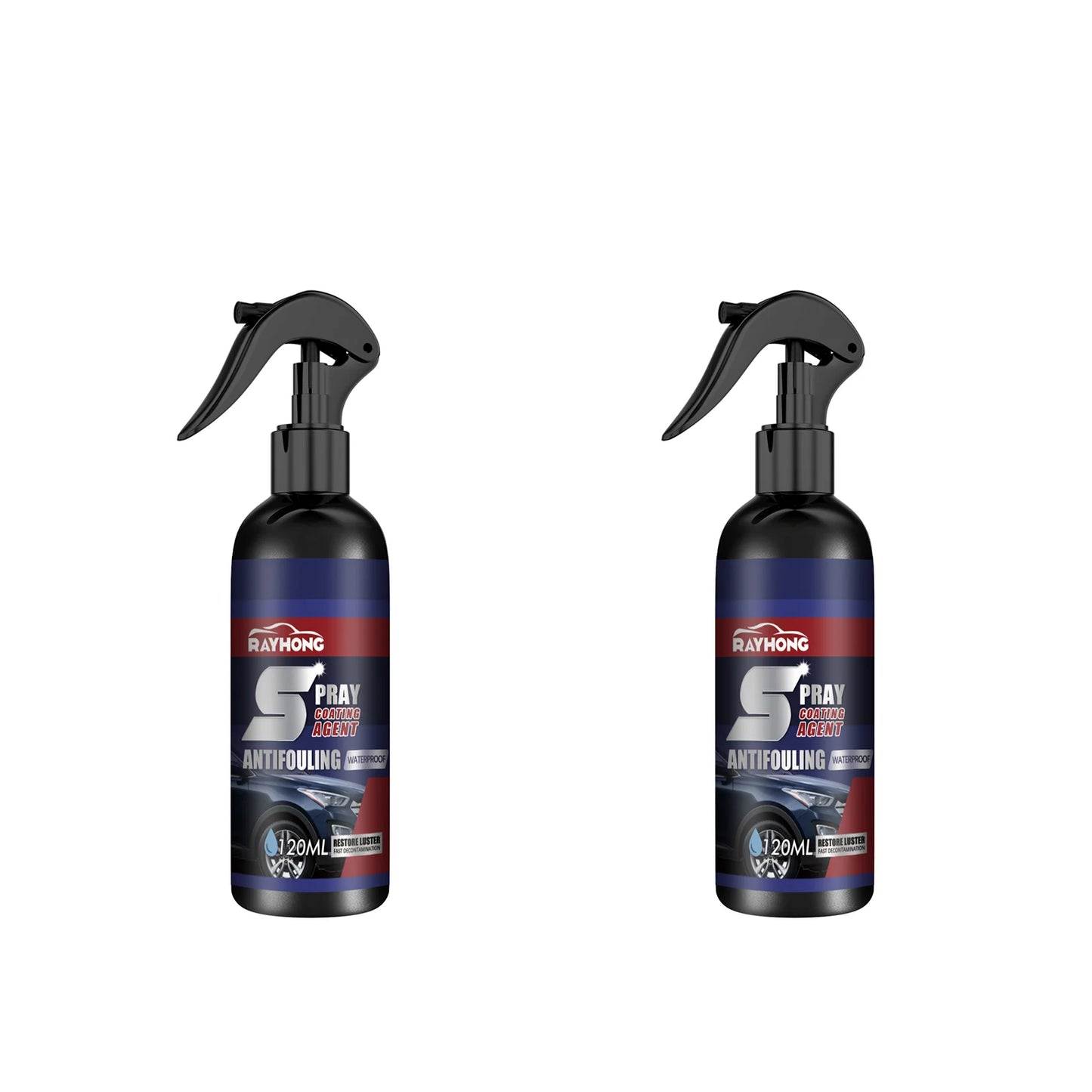 Car Nano Ceramic Coating Spray for Cars Hydrophobic Paint Sealant Restores Black Color & High Gloss Long Lasting Protection