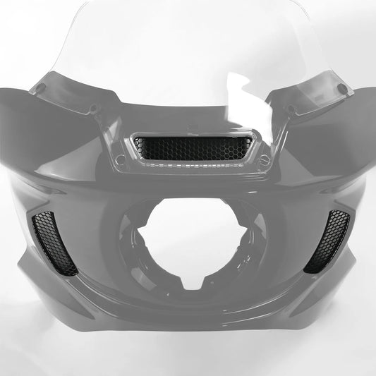 Fairing Mesh Vent Screen Batwing Accent Grill For Harley Low Rider ST FXLRST 2022-2025 Motorcycle