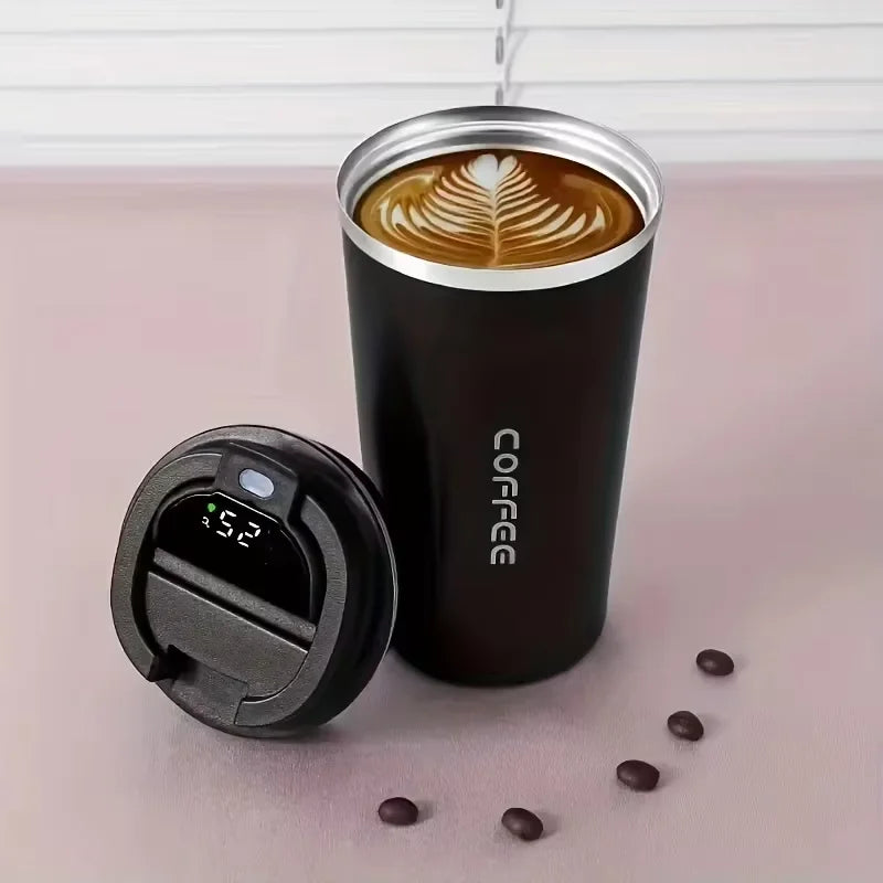 Stainless Steel Coffee Thermos No Smart Temperature Control Display Portable Travel Mug 380ml/510ml